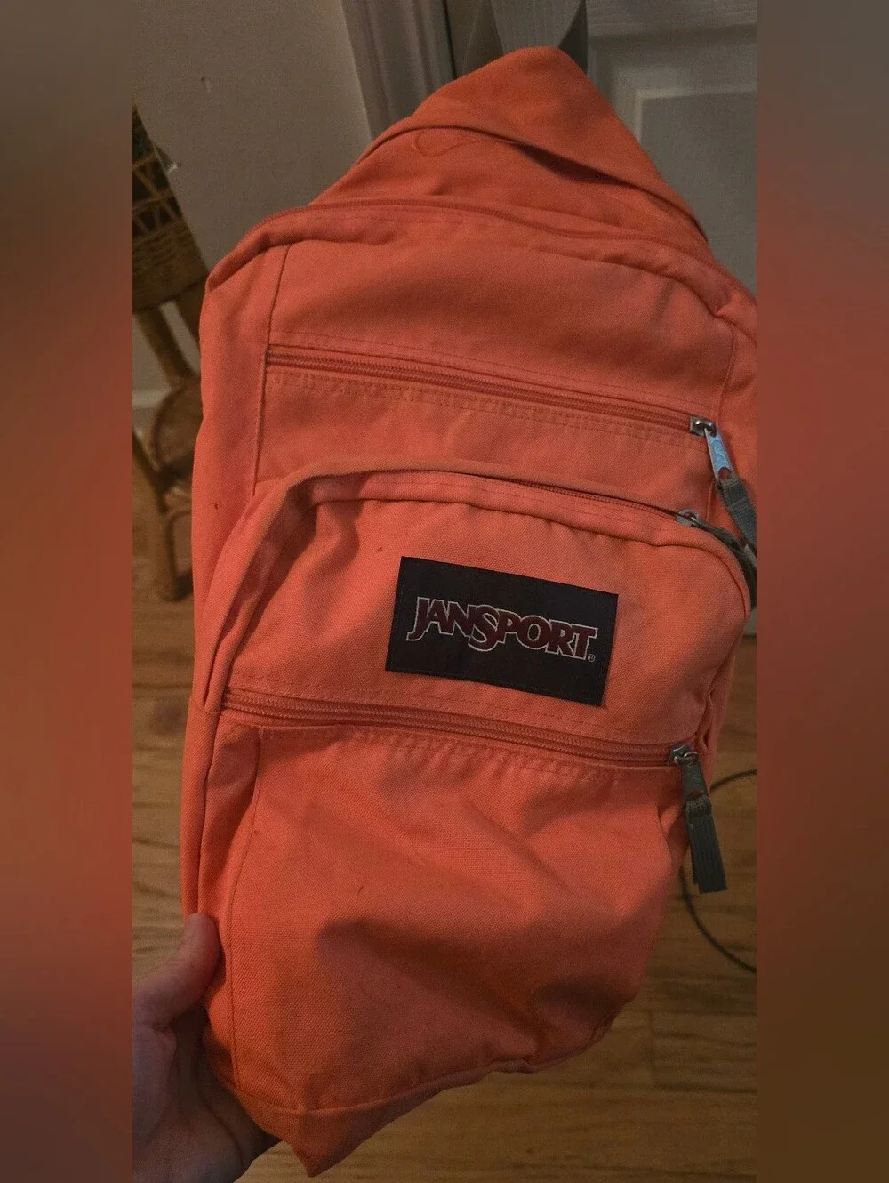 Large Jansport Pink Peach Color